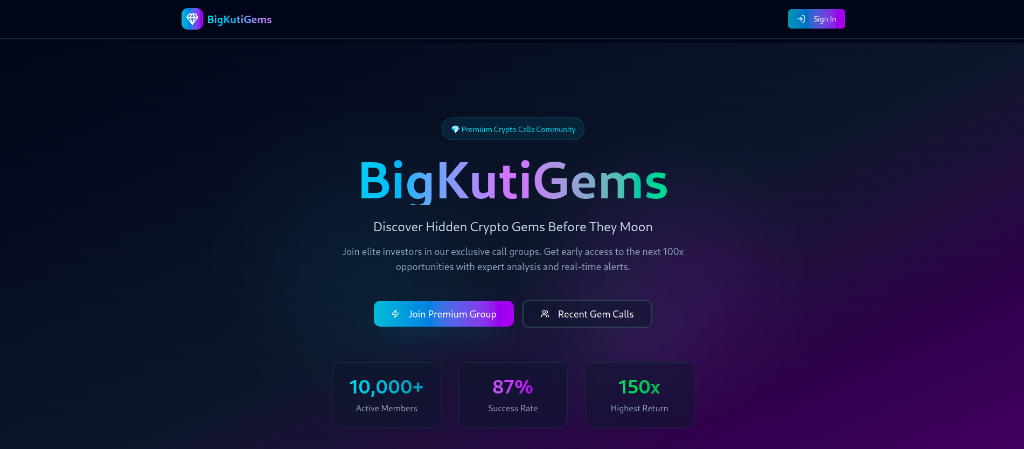 BigKutiGems - Webová aplikace